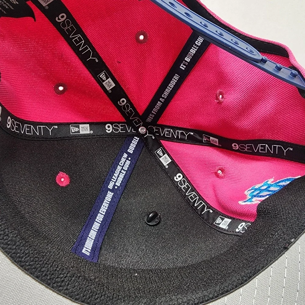Houston Astros New Era 59FIFTY Hat Big League Chew Pink W Pin Stretch Snap NWT